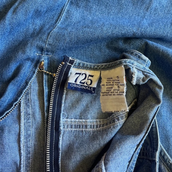 VINTAGE Levi’s Denim Dress 90s - Picture 5 of 5